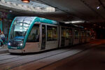 09.05.2022: Trambesòs vogn nr. 17 på tunnelstationen Besòs.