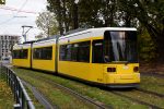 20.10.2021: AEG GT6N-U enretningsvogn nr. 1506 (ex GT6-94 nr. 1006) på endestationen ved S-Bahnhof Adlershof.