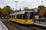 20.10.2021: AEG GT6N-U enretningsvogn nr. 1511 (ex GT6-94 nr. 1011) ved stoppestedet S-Bahnhof Spindlersfeld.