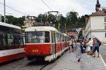 25.08.2023: Tatra T3R.PV vogntog med nr. 8170 ved stoppestedet Malostranská.