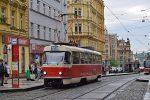 27.08.2023: Tatra T3M nr. 8014 (museumsvogn) på náměstí I. P. Pavlova.