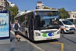 05.10.2023: IVECO Urbanway 12M CNG bus nr. 584 på Plaça d'Espanya.
