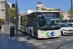 05.10.2023: Scania/Castrosúa New City CNG bus nr. 748 på Plaça d'Espanya.