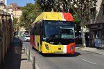 05.10.2023: Scania/Castrosua Magnus.E CNG bus nr. 2027 på Carrer de Gabriel Maura i Palma.