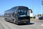 12.06.2015: Neoplan Tourmaster bus fra Skelund Turisttrafik på Vesthavnsvej i Rønne.