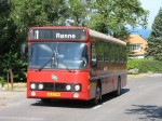 06.08.2009: DAB12 bussen “Mille” fra Østbornholms Lokaltrafik på vej op fra Vang havn.