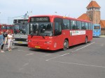 10.08.2009: Lejet Volvo B12M/Volvo 8500 bus (ex Iversen bus nr. 7641) på Rønne Havn.