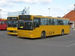 04.09.2009: BAT Volvo B10M bus nr. 710 på busterminalen på Rønne Havn. På dette tidspunkt er der så småt kommet styr på destinationsskiltet, selv om der stadig mangler linjenummer.