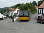 28.07.2010: BAT Volvo B10M bus nr. 718 ved Vang Havn. I august 2010 blev kørslen her overtaget af en ny linje 10.