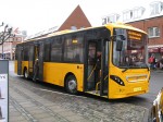 26.11.2010: I november lånte BAT en Volvo B7RLE-60/Volvo 8500 hos Volvo Danmark. Bussen blev afprøvet på det regionale busnet. Her ses bussen på Snellemark i Rønne.