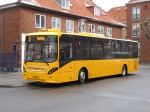 26.11.2010: I november lånte BAT en Volvo B7RLE-60/Volvo 8500 hos Volvo Danmark. Bussen blev afprøvet på det regionale busnet. Her ses bussen på Snellemark i Rønne.