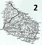 Linje 2 ændres ikke væsentligt ved linjereformen. I Rønne køres dog direkte ad St. Torvegade mellem centrum og Haslevej.