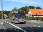 23.08.2010: BAT Volvo B10M bus nr. 726, “Kattebussen”, på Haslevej på vej mod Rønnes centrum.