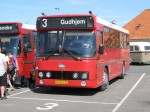 03.07.2009: DAB12 bussen “Kjælingen” fra Gudhjem Bus ved færgeterminalen på Rønne Havn.