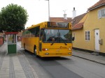 08.07.2009: Volvo B10M/Säffle bus med Movia nr. 3802 fra Slagelse Turistfart. Vognen ses her i Møllegade på sin første driftsdag på Bornholm.