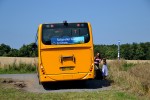 02.08.2013: BAT Irisbus Crossway bus nr. 762 ved Boderne. Der er lige plads til, at også passagererne kan være der.