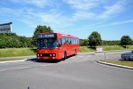 12.06.2014: Allinge Turistfart DAB12 bus nr. 9 på hjørnet af Søndre Ringvej og Strandvejen i Rønnes sydlige udkant.