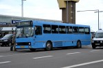 13.06.2014: Volvo B10M-60/DAB bussen “Rita” fra Aakirkeby Turist- og Selskabskørsel ved Rønne Lufthavn.