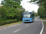 14.07.2009: DAB12 bus fra Østbornholms Lokaltrafik på Strandvejen i Rønne en af de første dage efter at være kommet til Bornholm. Bussen fik senere navnet “Hanne”.