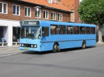 17.07.2009: Østbornholms Lokaltrafiks DAB12 bus “Hanne” i Snellemark på vej mod Rønne Havn.
