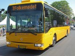 15.06.2012: I forbindelse med Folkemødet i Allinge indsattes ekstrabusser på linje 7. Her ses Irisbus Crossway bus nr. 760 på Strandvejen i Allinge på sin anden driftsdag.