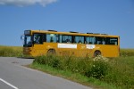 12.07.2013: BAT B10M bus nr. 731 på vendepladsen ved Boderne parat til at returnere ad Bodernevej til Søndre Landevej.
