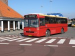 12.09.2011: Volvo B10M-55/Vest Contrast bussen “Line” fra Østbornholms Lokaltrafik ved færgeterminalen på Rønne Havn.
