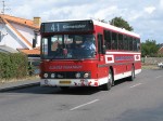 13.08.2009: Leyland/DAB serie 7 bus nr. 1 fra Allinge Turistfart ved endestationen i Sandvig.