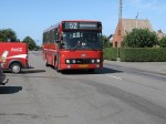 18.08.2009: Leyland/DAB serie 7 bussen “Ditte” fra Snogebæk Turistfart ved Vestermarie Skole.