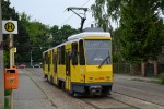 18.05.2013: Tatra KT4D ledvogn nr. 6068 i Hirtestraße (midlertidig endestation på grund af sporarbejder).
