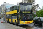 18.05.2013: MAN Lion's City Neoman A39 dobbeltdækkerbus nr. 3370 på linje 245 i Gartenstraße tæt på Nordbahnhof.