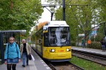 15.10.2012: AEG GT6-94 enretningsvogn nr. 1023 i Bornholmer Straße ved Bornholmer Straße S-Bahn station.