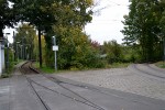 15.10.2012: Sløjfen ved endestationen i Björnsonstraße ligger i et kvarter med mange småhuse.
