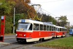 25.10.2013: Tatra T3M nr. 8016 (ex T3 nr. 6913) på endestationen Kotlářská.