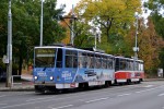 23.10.2013: Tatra T6A5 vogntog med nr. 8725 på Karlovo náměstí.