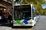 01.10.2015: Mercedes-Benz Citaro standard dieselbus nr. 046 på Carrer Eusebio Estada ved Plaça d'Espanya.