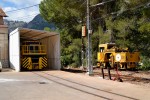 03.10.2012: Nogle af banens tjenestelokomotiver i Bunyola.