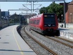 11.06.2007: Fjerdegenerations S-tog bestående af fire enheder på højbanestationen Nørrebro.