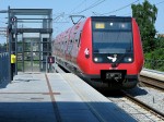 11.06.2007: Fjerdegenerations S-tog bestående af fire enheder på vej ind på Vigerslev Station i retning mod Ny Ellebjerg.