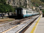 15.10.2007: Eurocitytog på vej ud fra Taormina-Giardini Station i retning mod Messina.