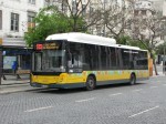 09.05.2012: MAN naturgasbus nr. 2813 på pladsen Rossio i Lissabons indre by.