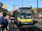 13.10.2009: Standardbus nr. 2318 af type MAN 18.280 LOH 02 med City Gold 2KD karrosseri fra Caetano Bus ved Cais do Sodré.