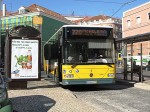 14.11.2008: Standardbus nr. 4228 af typen Mercedes-Benz OC500 LE med Atomic Urbis karrosseri fra Irmãos Mota. Endestationen Calvário ligger ikke på Largo do Calvário, men ganske kort derfra på en lille plads kaldt Largo das Fontainhas, hvor bussen på billedet holder.