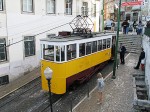 15.03.2008: Vogn nr. 1 set fra den “høje” ende. Rua São Pedro de Alcântara.
