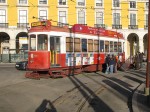 15.03.2008: Tidligere vogn nr. 355, nu turistsporvogn nr. 11, fra 1906 er fast opstillet som turistsporvognenes billet- og informationskontor på Praça do Comércio.