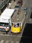 15.10.2009: En remodelado som udlejet sporvogn i Rua Fanqueiros.