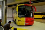 01.05.2014: Autocares Mallorca SL standardbus nr. 99 af typen MAN 18.360 med Andecar Viana karrosseri på busterminalen Estació Intermodal i Palma.