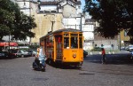 11.07.1994: Bogievogn af Peter Witt typen, serie 1500, nr. 1800 på vej rundt på endestationen på Piazza Fontana.