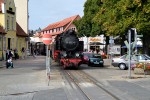 30.08.2013: MBB tog ved standsningsstedet Stadtmitte i Mollistraße i Bad Doberans centrum.