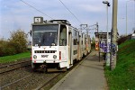 17.10.2000: Tatra KT8D5 ledvogn nr. 9047 ved stoppestedet Krejcárek. Vognen er siden ombygget til type KT8D5.RN2P nr. 9097.